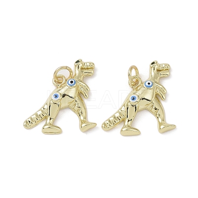 Real 18K Gold Plated Brass Micro Pave Cubic Zirconia Pendants KK-L209-063G-01-1