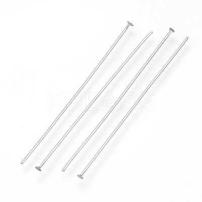 Tarnish Resistant 304 Stainless Steel Flat Head Pins X-STAS-Q218-01C-1