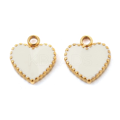 Fashion 304 Stainless Steel Enamel Pendants STAS-Z009-08G-1
