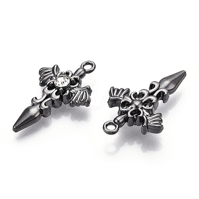 Alloy with Rhinestone Pendants LS-X-PALLOY-N176-12B-NR-1