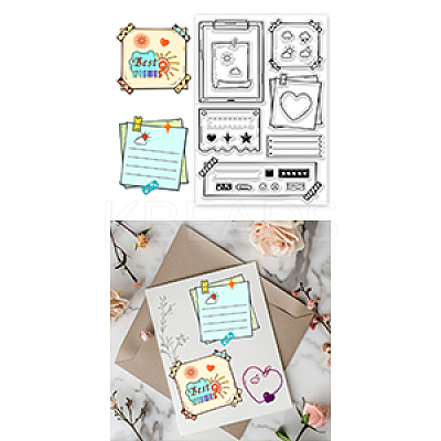 Flower PVC Stamps DIY-WH0582-0054-1