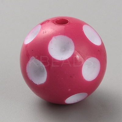 Acrylic Beads MACR-WH20003-02H-1
