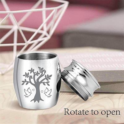 Column Alloy Cremation Urn AJEW-CN0002-08B-1