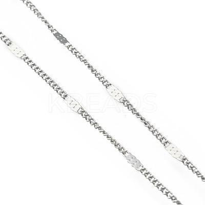Non-Tarnish 304 Stainless Steel Link Chain Necklaces X-NJEW-F248-16A-P-1