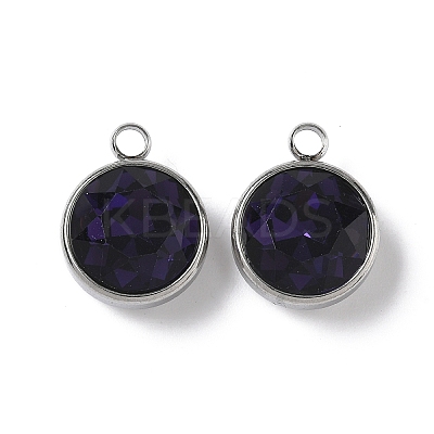 K9 Glass Rhinestone Pendants STAS-F123-26A-1
