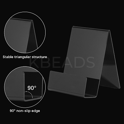 6Pcs Acrylic Book Stand for Kitchen Counter ODIS-SP0001-04A-1