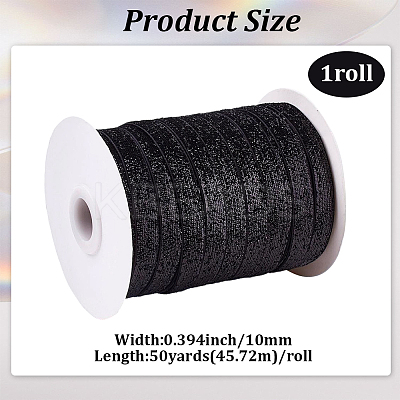 1 Roll Glitter Sparkle Ribbon SRIB-CY0001-19D-1