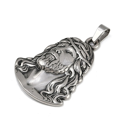 304 Stainless Steel Pendants STAS-C131-02A-AS-1