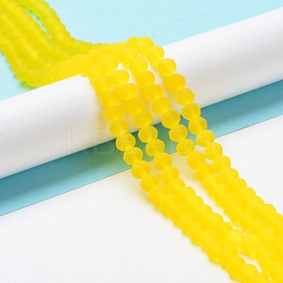 Transparent Glass Beads Strands EGLA-A034-T8mm-MD17-1