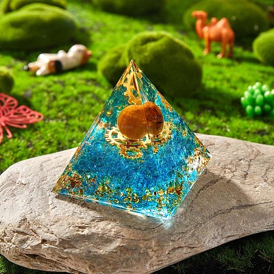 Purple Aventurine Crystal Pyramid Decorations JX070A-1