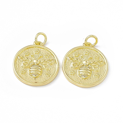 Rack Plating Brass Pendants KK-B065-21G-1