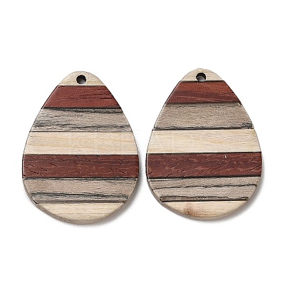 Wenge Wood & Sandalwood & White Ash Pendants WOOD-F013-06-1