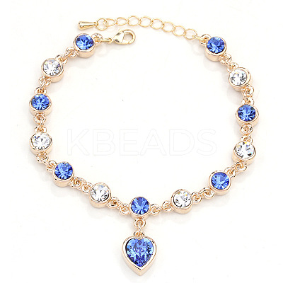 Alloy Rhinestone Charm Bracelets FS-WG1766B-13-1