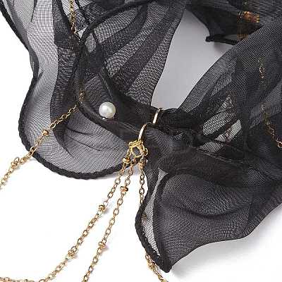 Brass Moon Pendant Necklaces NJEW-JN04810-1