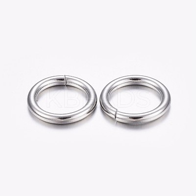 Tarnish Resistant 304 Stainless Steel Open Jump Rings STAS-F174-14P-1
