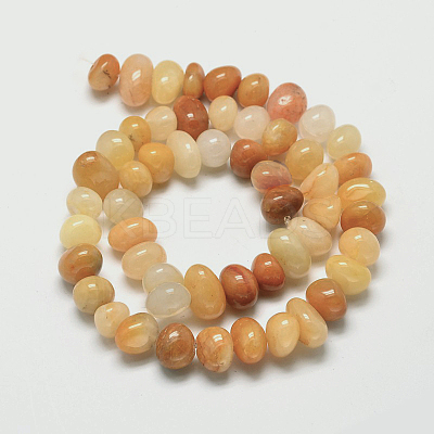 Natural Topaz Jade Gemstone Nuggets Bead Strands G-J337-30-01-1