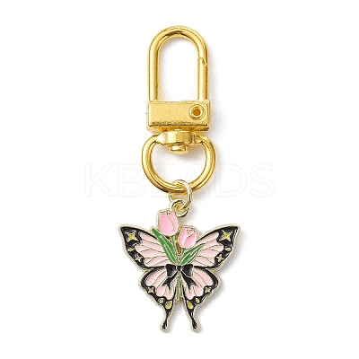 Alloy Enamel Pendant Decorations HJEW-JM01352-1