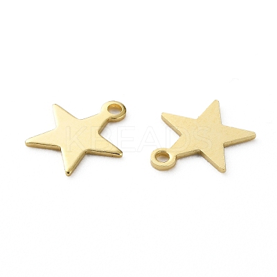 Brass Charms KK-H739-01B-G-1