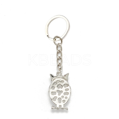 Natural & Synthetic Mixed Gemstone Keychain KEYC-P010-B-1