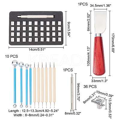 DIY Letter and Number Stamping Punch Tool Set TOOL-PH0017-51-1