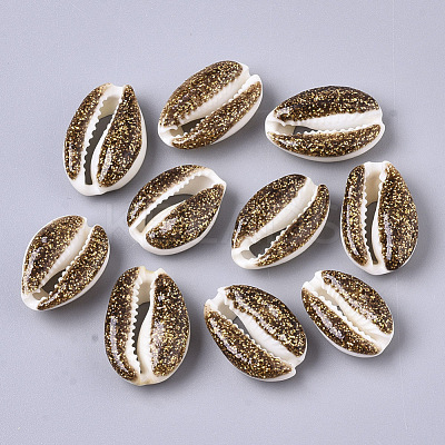 Natural Cowrie Shell Beads SSHEL-N034-36B-1
