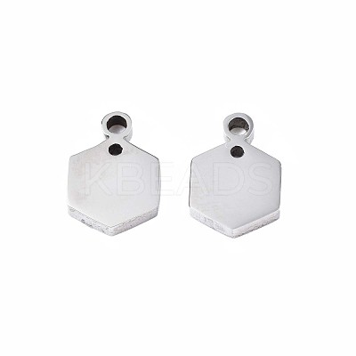 Non-Tarnish 201 Stainless Steel Charms STAS-N095-072-1