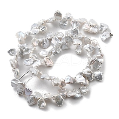 Natural Baroque Keshi Pearl Beads Strands PEAR-P064-06D-04A-1