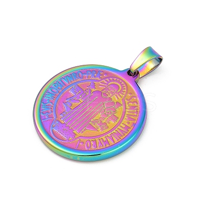 Ion Plating(IP) 304 Stainless Steel Pendants STAS-A053-24B-M-1