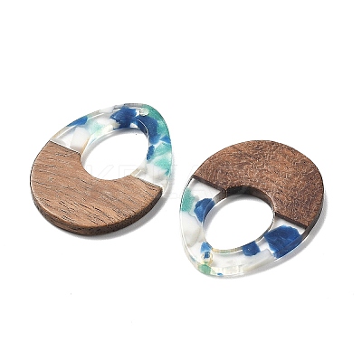 Resin and Walnut Pendants FIND-R051-10B-1