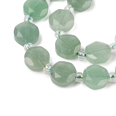 Natural Green Aventurine Beads Strands G-N342-77B-1