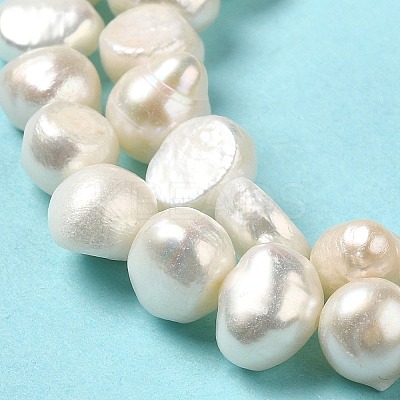 Natural Cultured Freshwater Pearl Beads Strands PEAR-E017-12-1