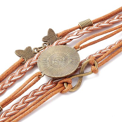 Rainbow Pride Bracelet LS-BJEW-F426-01G-1