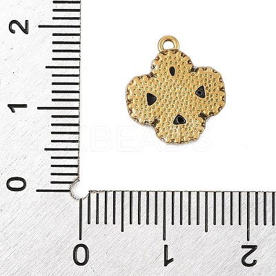 304 Stainless Steel Rhinestone Pendants STAS-E547-06D-G-1