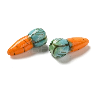Food Theme Handmade Porcelain Beads PORC-NH0001-02-1