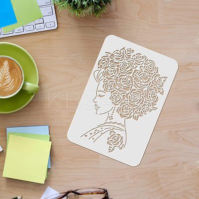 Large Plastic Reusable Drawing Painting Stencils Templates DIY-WH0202-101-1