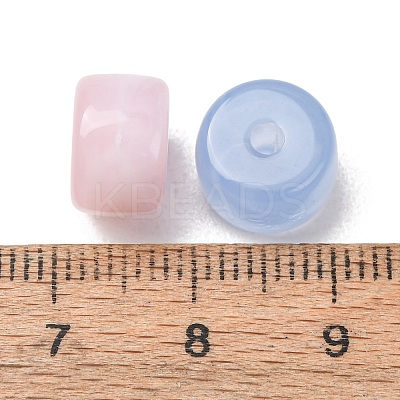 Two-Tone Imitation Gemstone Acrylic Beads AC-CBA7B05-33-1