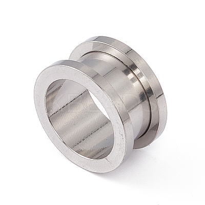Non-Tarnish 304 Stainless Steel Ear Plugs Gauges LS-EJEW-G317-01L-P-1
