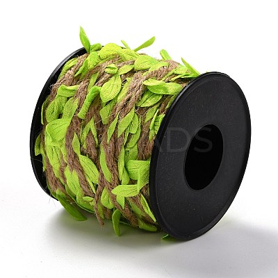 DIY Wreath Foliage Green Leaves Ribbon Decorative LS-OCOR-M007-01B-1