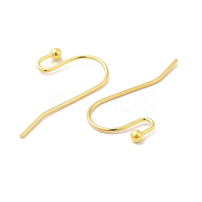 Golden Color Brass Hook Ear Wire X-J0JQN-G-1
