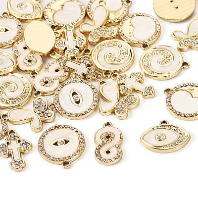 28Pcs 7 Styles Alloy Pendants FIND-TA0004-61-1