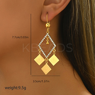 Elegant Middle Eastern Style Zinc Alloy Chandelier Earrings RG4229-2-1