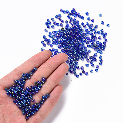 6/0 Round Glass Seed Beads SEED-US0003-4mm-168-1