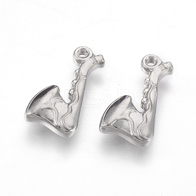 Tarnish Resistant 201 Stainless Steel Pendants STAS-O118-63P-1