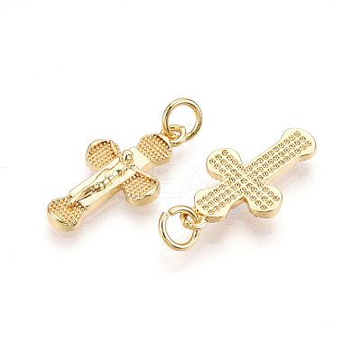 Brass Pendants KK-D325-38G-1