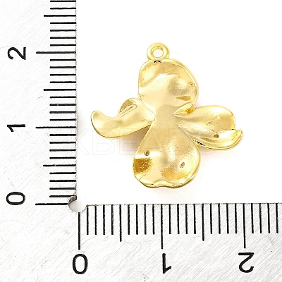 Brass Pave Clear Cubic Zirconia Pendants LS-KK-Z051-02G-02-1