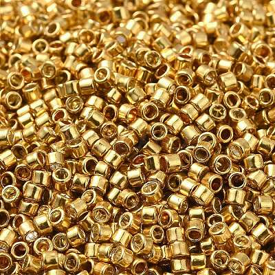 Electroplate Glass Seed Beads X-SEED-S042-01B-12-1