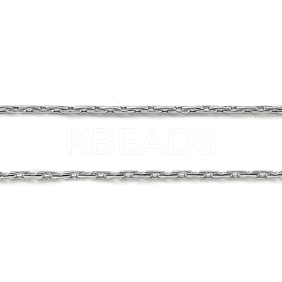 Tarnish Resistant 304 Stainless Steel Rectangle Link Chains CHS-G029-01P-1