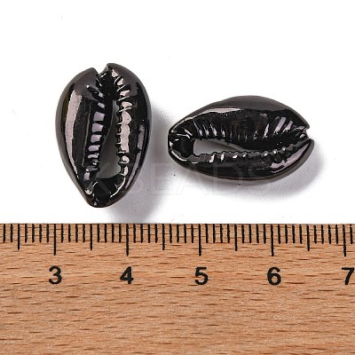 Baking Paint Cowrie Shell Beads SSHEL-M023-01B-1
