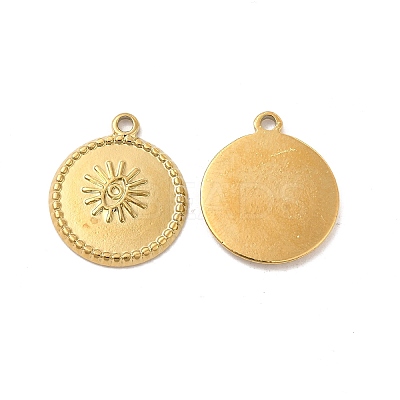 Ion Plating(IP) 304 Stainless Steel Pendants Rhinestone Settings STAS-B032-09G-1