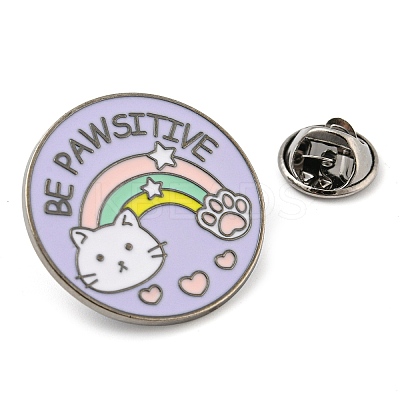 Alloy Enamel Pin Broochs AJEW-Z023-12B-1